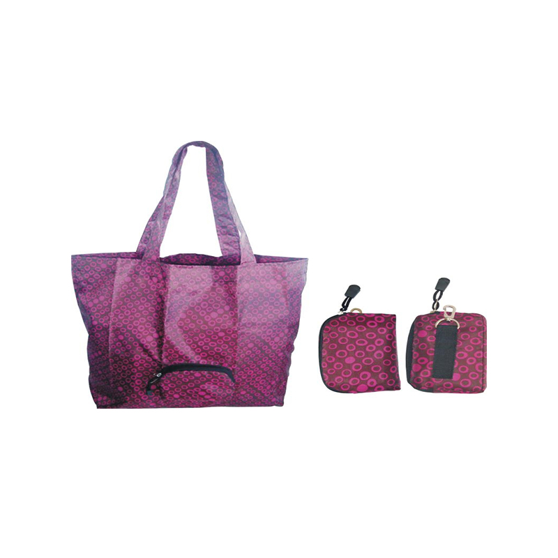 JS-SP003-Polyester opvouwbare boodschappentas